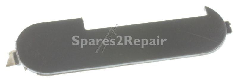 Square Plug - C00285888 482000088261 Hinge Surround (74x20) - Inox [Whirlpool Indesit]
