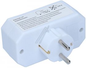 VIVANCO 3-Way Euro Adapter A3 W SCHUKO-ADAPTOR, 1XSCHUKO -> 2XEURO+1SCHUKO, HVID 17462