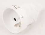 Inotech Appliance Socket - Fiche Femelle 16a 2p + T - Blanc