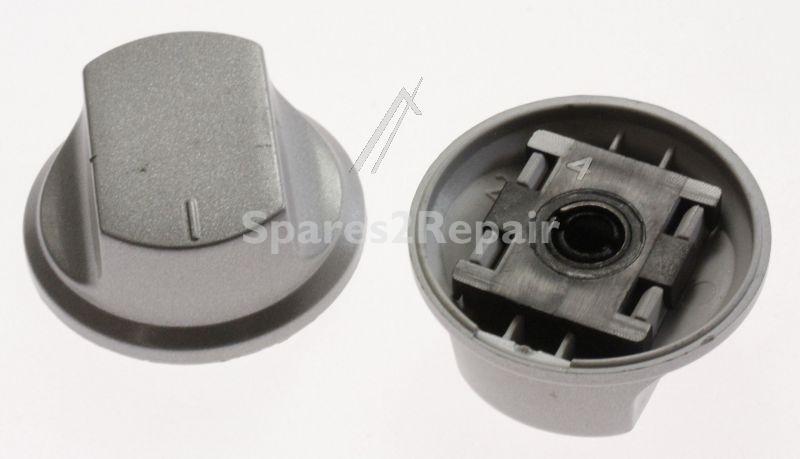 Control Knob - 42045996 Knob (alfa Spindle Type B-in New Silver [Vestel]