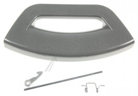 Washing Machine And Tumble Dryer Door Handles - C00290988 482000091056 Door Handle Kit - Graphite Futura [Whirlpool Indesit]