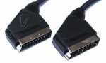 Compatible Scart Plug-scart Plug - Scart Lead - 21p | 3 0m | Plug > Plug | High Quality