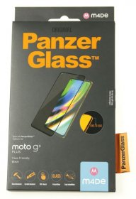 Panzerglass Display Protective Plastic Film - 6533 Display Protection Glass For Motorola Moto G9 Plus Case Friendly Black