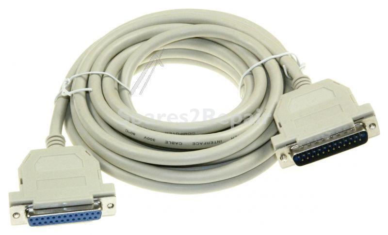 Sub-d-socket/sub-d-plug - 25p Sub-d Mal->25p Sub-d Fem 5m
