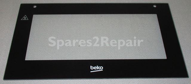 Oven outer Door - 110554025 C00911816 Front Door Gr [Arcelik]