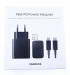 Samsung Charger For Mobile Phone - Ep-t4510xbegeu Samsung Fast Charger 45w Power Adapter Ep-t4510 Black