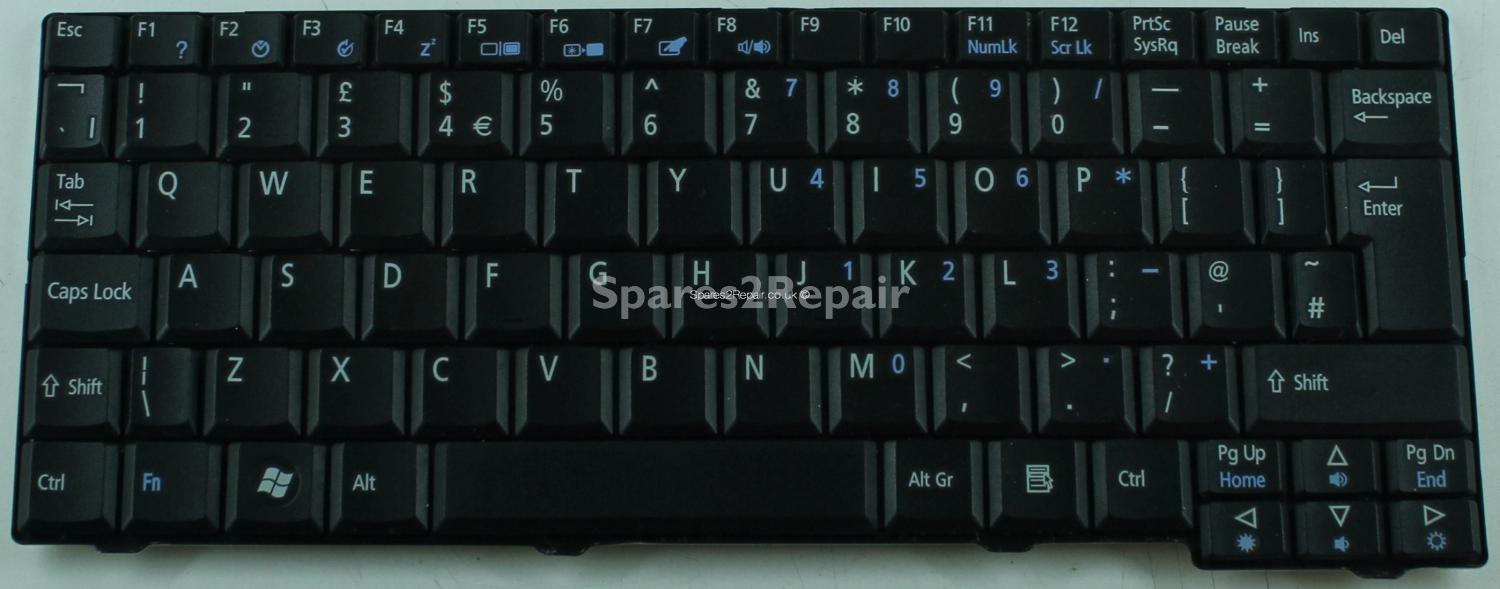 Acer Aspire One D250 - Keyboard - MP-08B46GB-698 - PK1306F02R0 - Rev:00