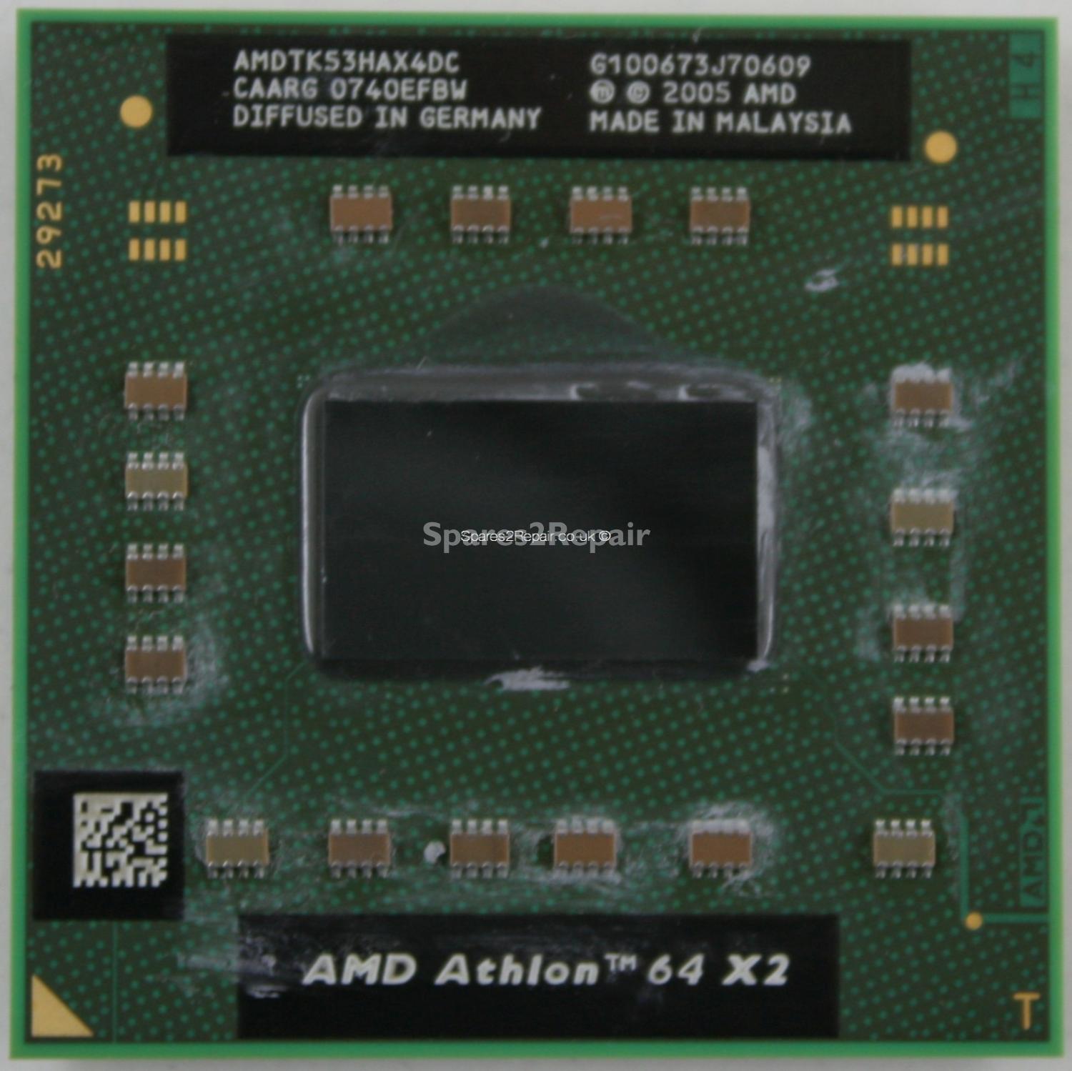 AMD Athlon 64 X2 TK-53 1.7Ghz 800Mhz 2x256Kb CPU Socket S1 AMDTK53HAX4DC