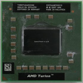 AMD Turion X2 RM-74 2.2Ghz 1800Mhz 2X512Kb Socket S1G2 TMRM74DAM22GG