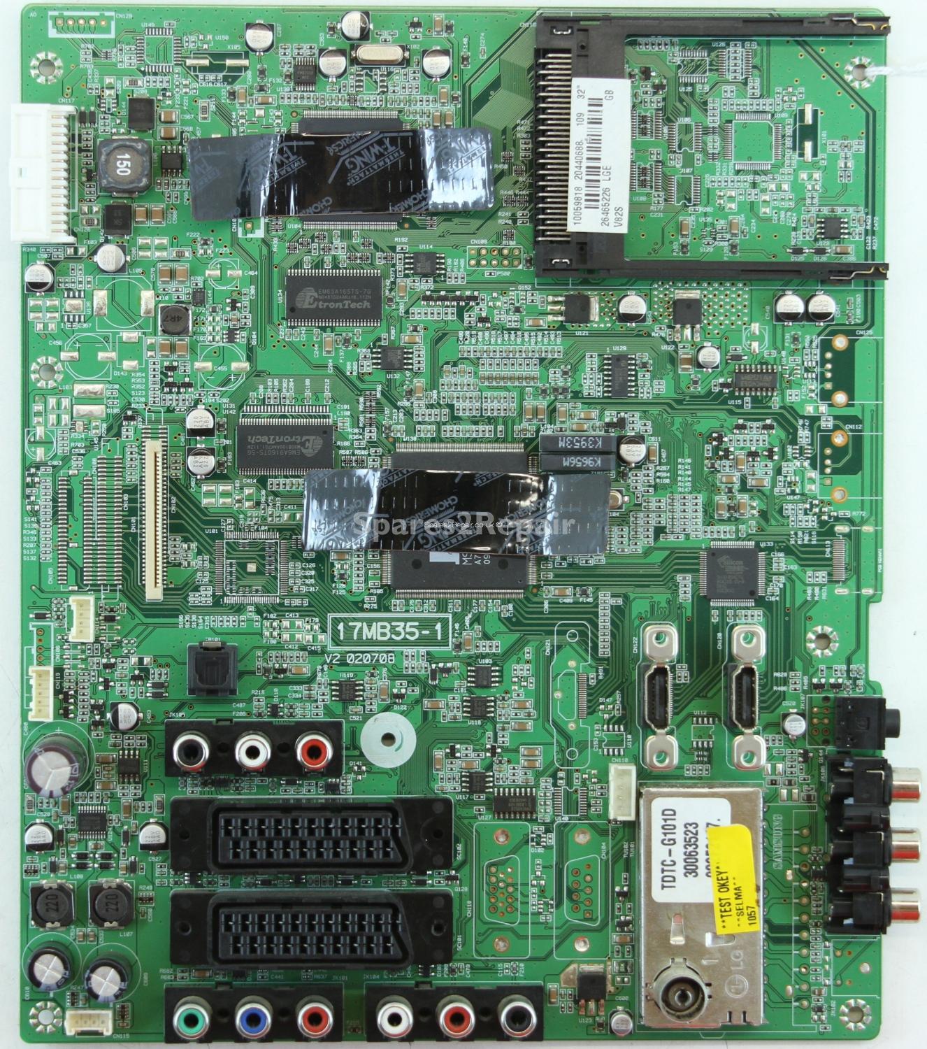 Acoustic Solutions LCD32762HDF - Main AV - 17MB35-1 - V2 020708 - 20440688