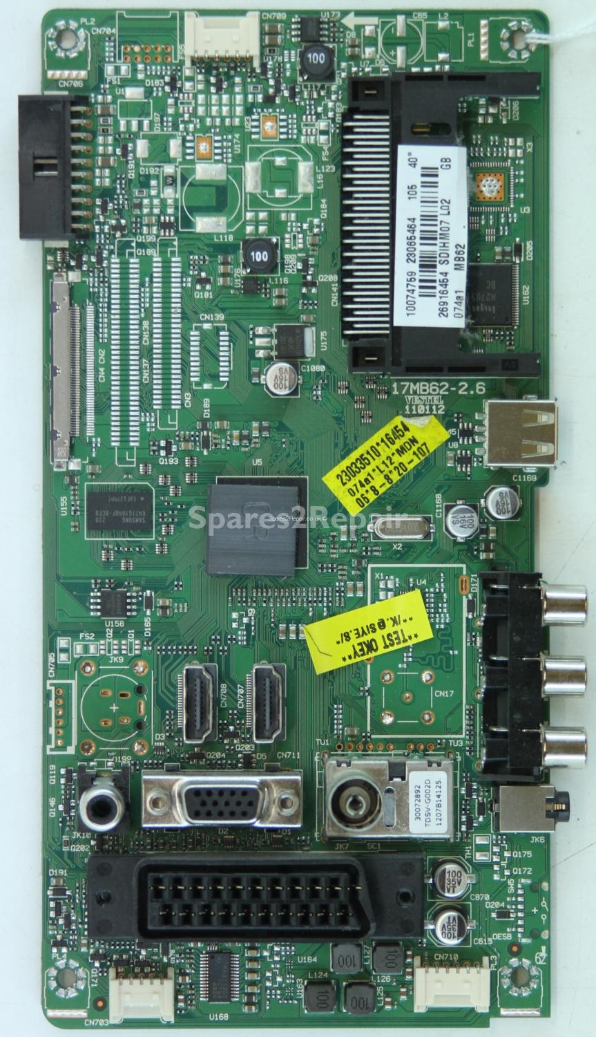 Bush LCD40883F1080P - Main AV - 17MB62-2.6 - 23065464 - 110112