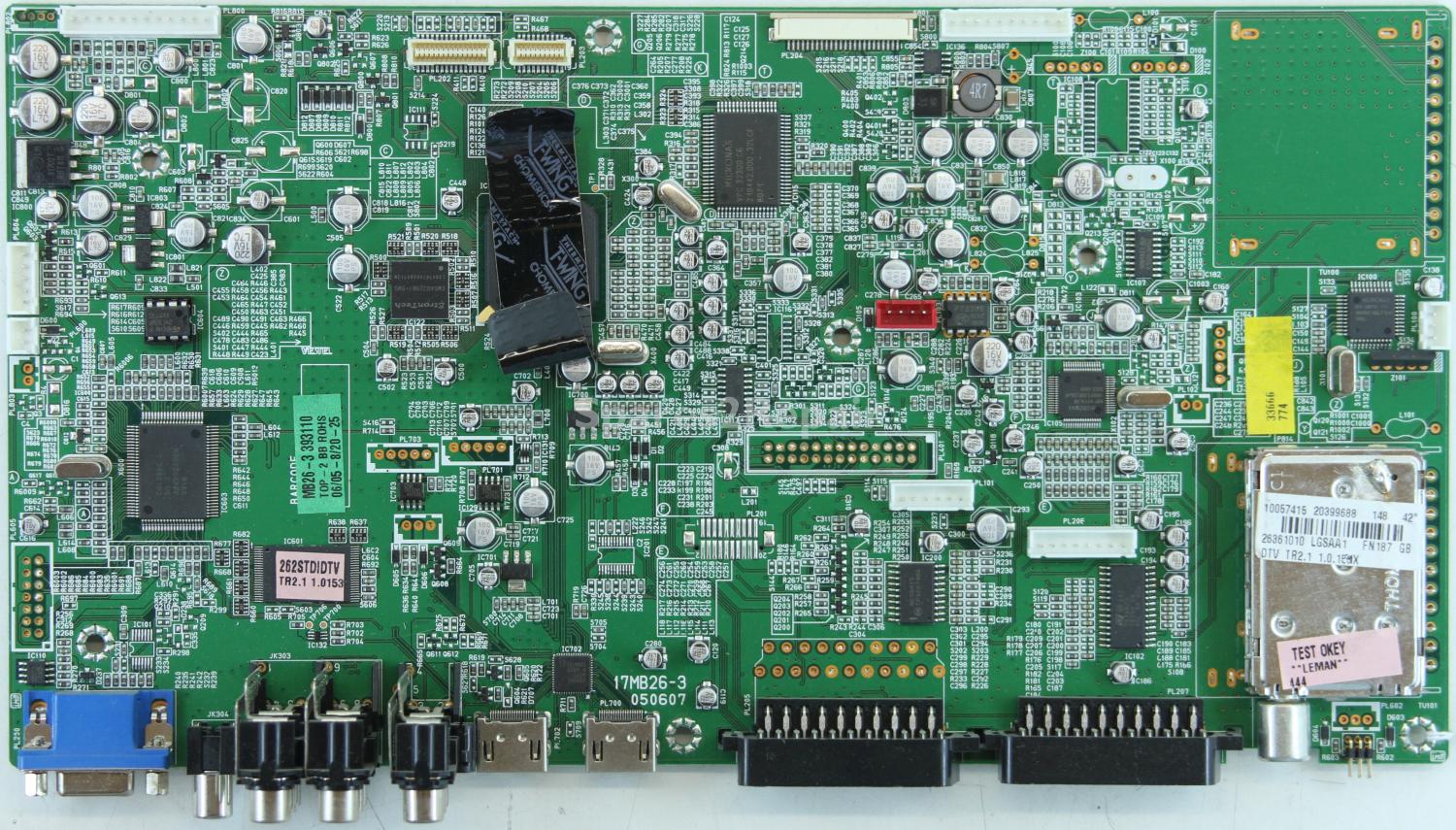 Acoustic Solutions LCD42761F1080P - Main AV - 17MB26-3 - 20399688 - 050607
