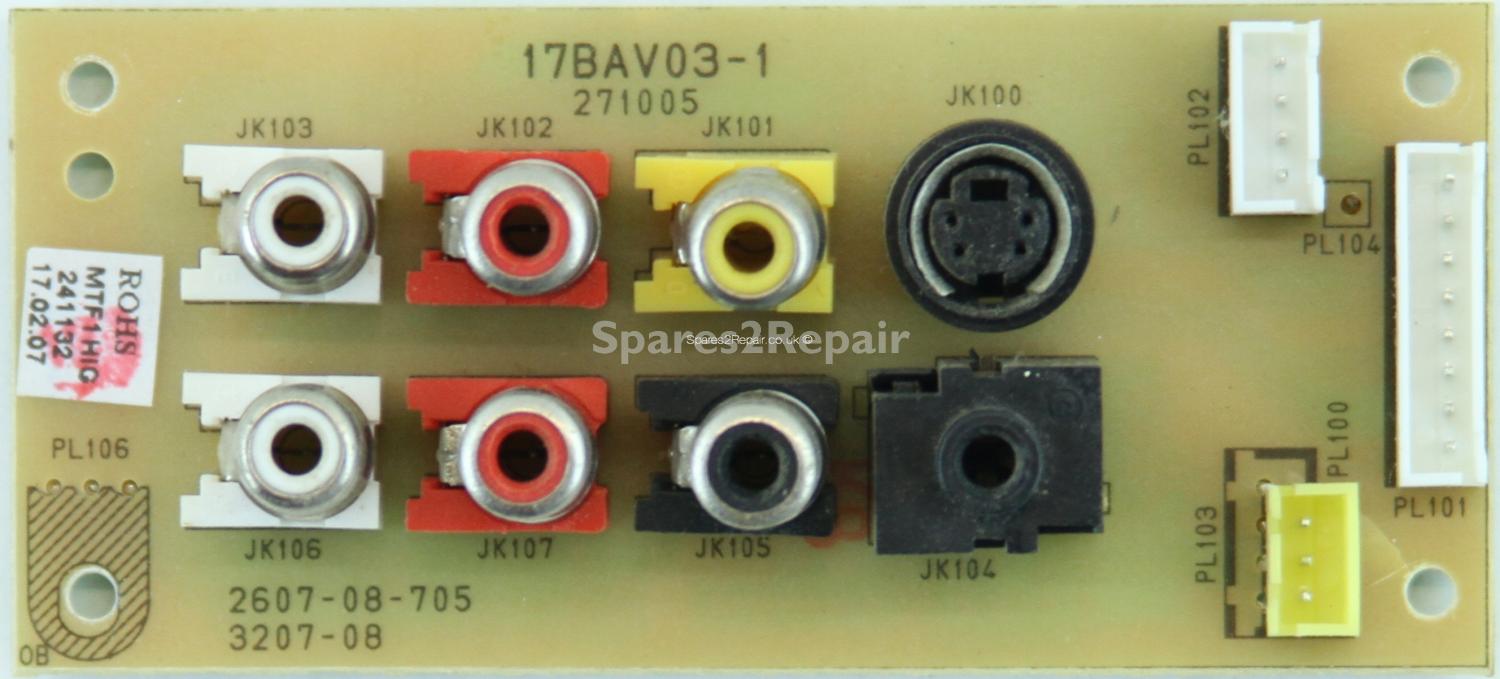 Audiovox 3707LCD - Side AV - 17BAV03-1 - 271005