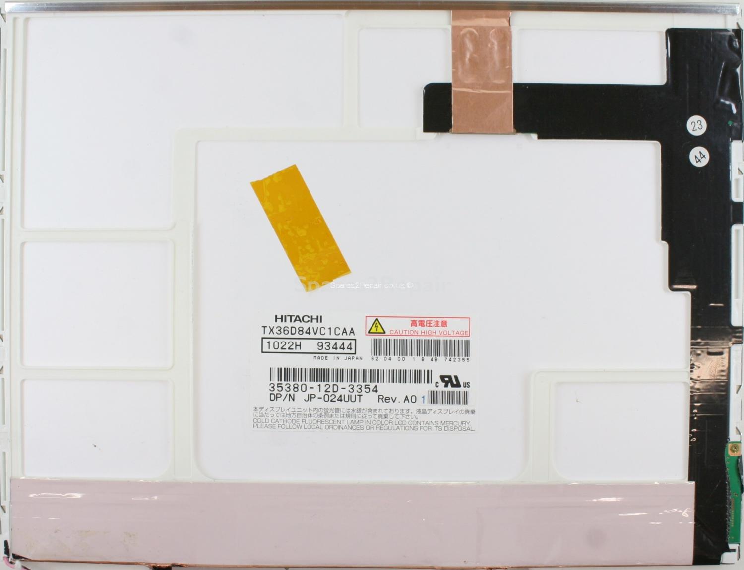 Hitachi - 14.1 Inch - TX36D84VC1CAA - Rev A0 - XGA (1024x768)