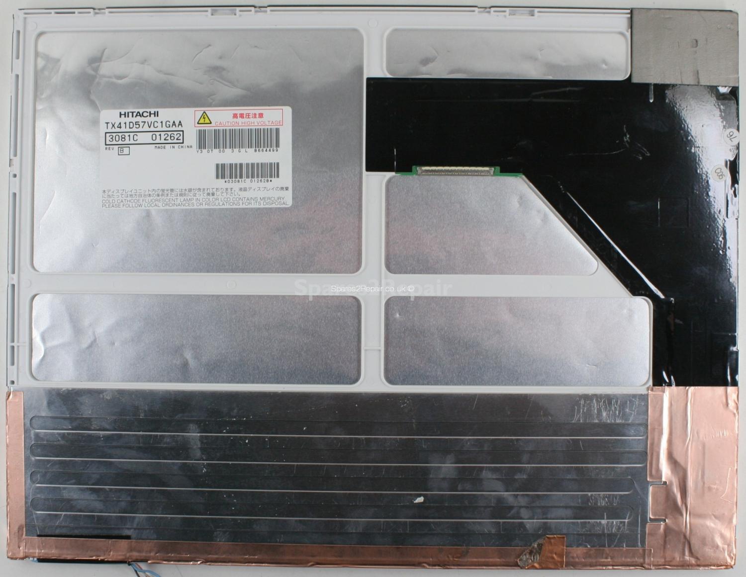Hitachi - 16.1 Inch - TX41D57VC1GAA - Rev B - Matte - UXGA (1600x1200)