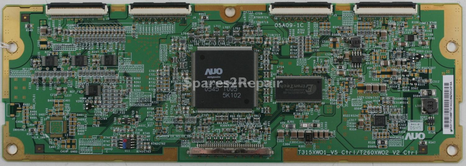 JVC LT-32A61SJ - T-Con - 55.31T01.088 - 05A09-1C - T315XWO1_V5 Ctrl/T260XWO2 V2 Ctrl