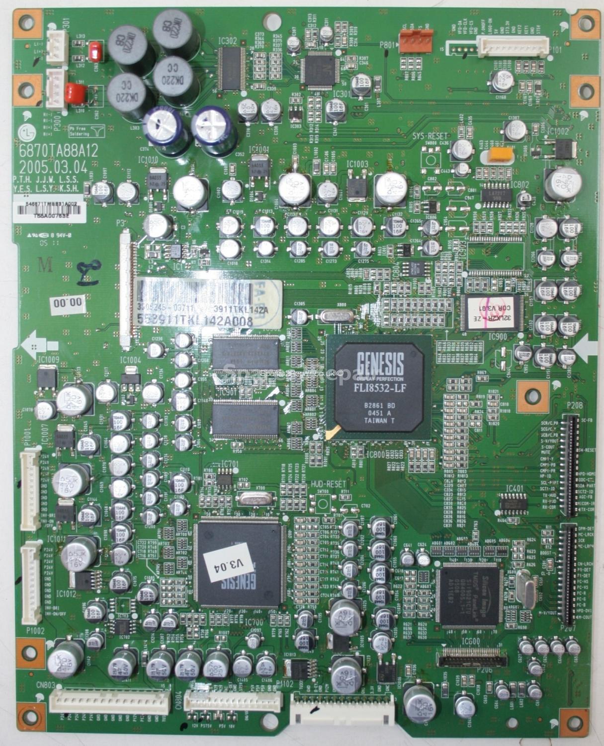 LG 26LX2R - Board - 6870TA88A12