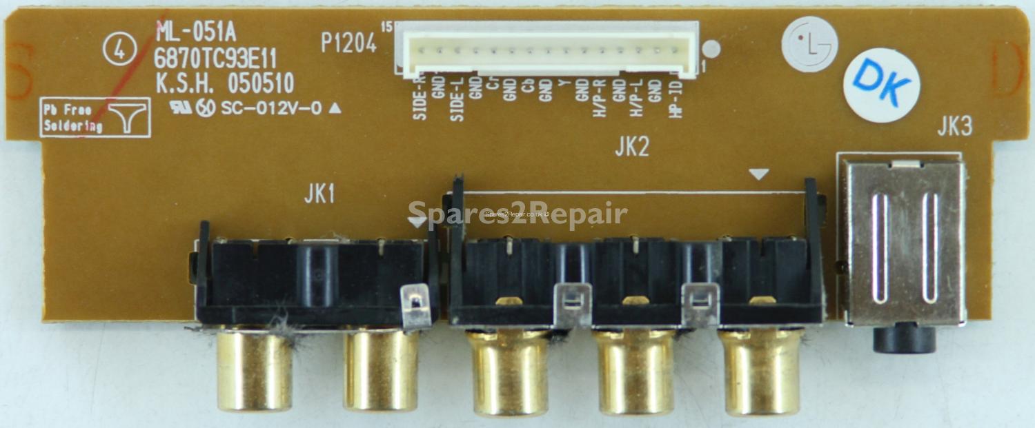 LG 32LX2R - Side AV - 6870TC93E11 - 050510 - ML-051A