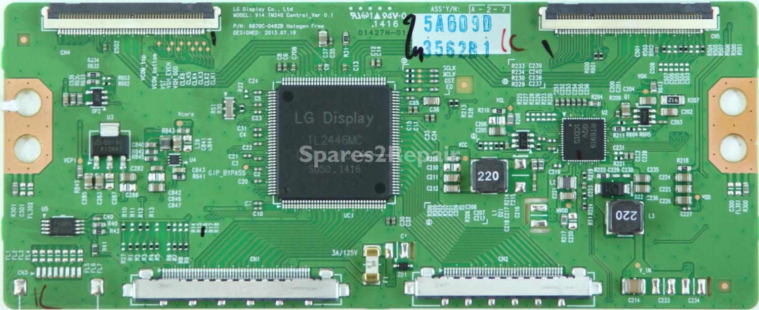 Panasonic TX-42AS650B - T-Con - 6871L-3562B - 6870C-0482B - V14 TM240 Control_Ver 0.1