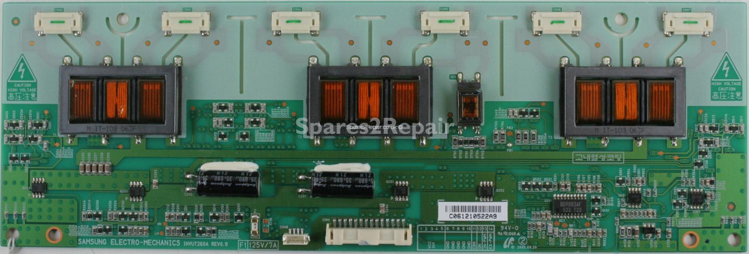 Panasonic TX-26LXD60 - Inverter - INVUT260A REV0.9 - LH41-00240H