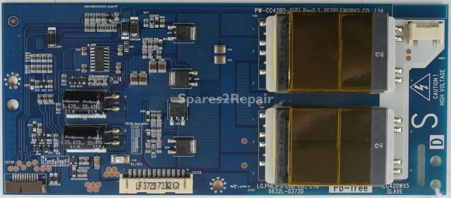 Philips 42PFL5322/10 - Inverter - 6632L-0372D - PW-CC42B0-S(P) - LC420WX5 SLAVE