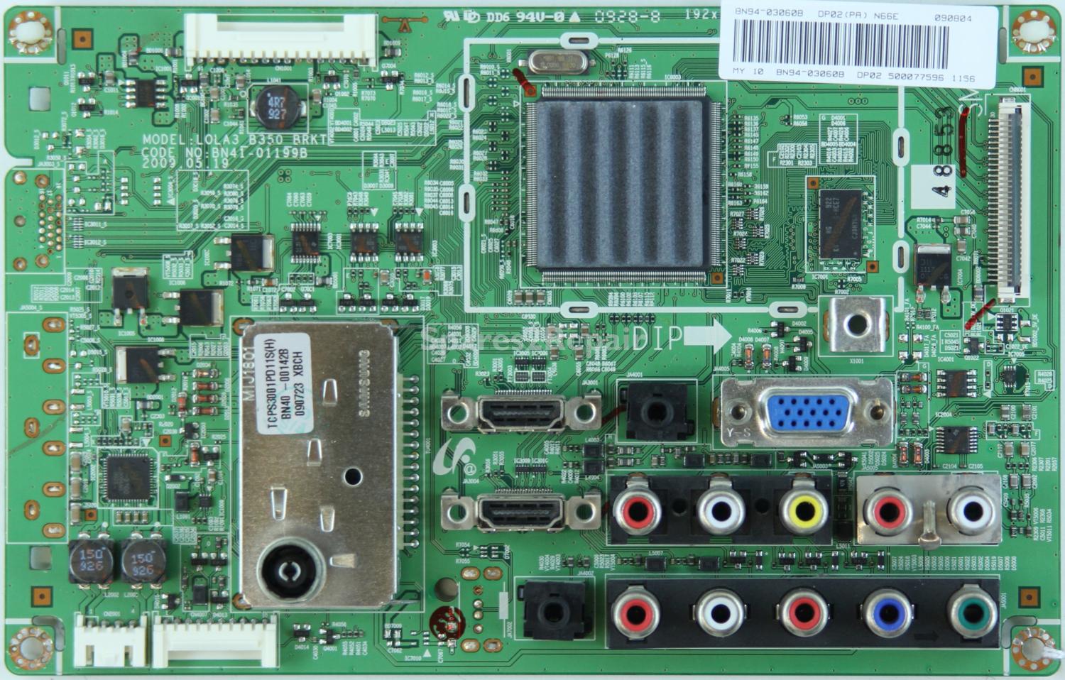 Samsung LA32B350F1 - Main AV - BN94-03060B - BN41-01199B - LOLA3_B350_BRKT