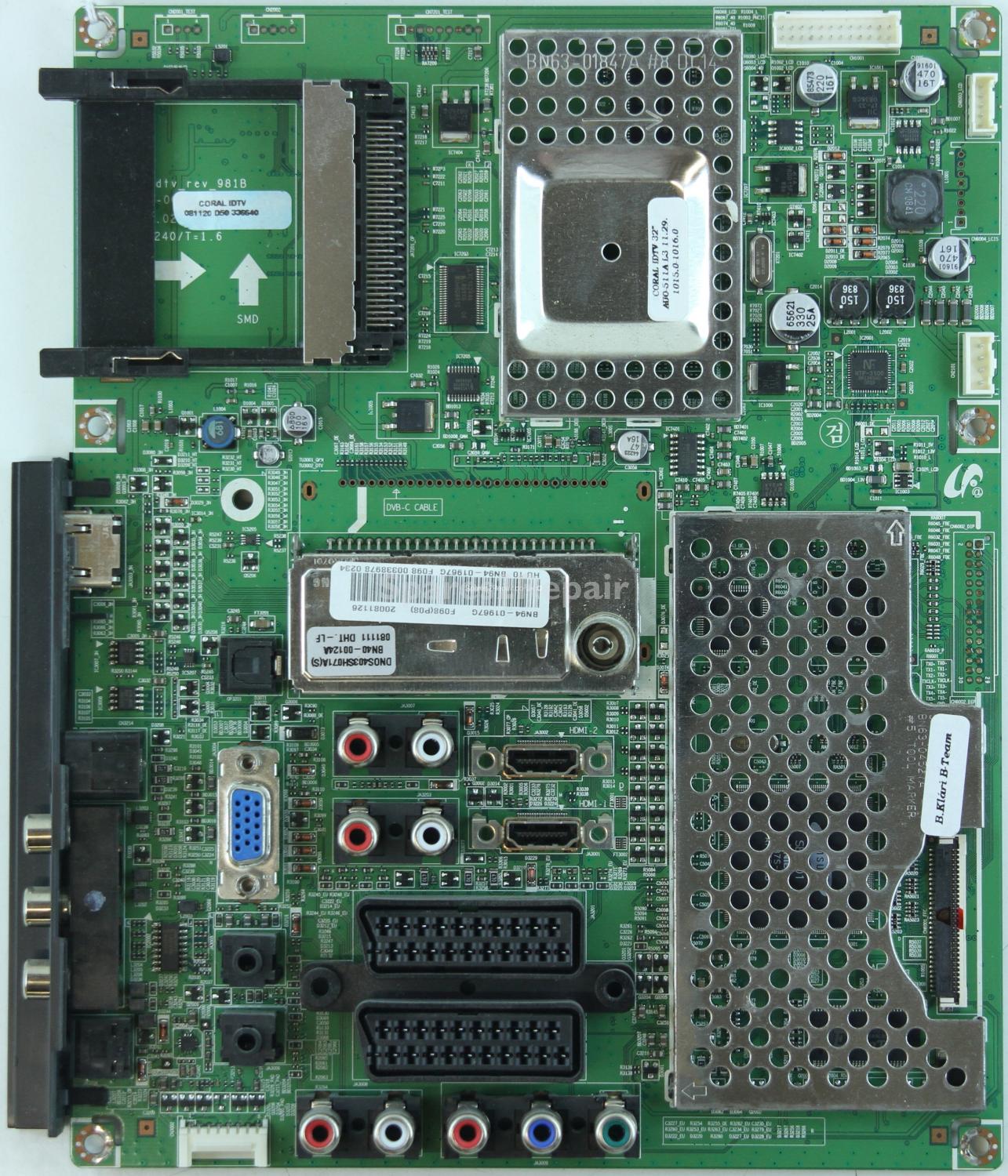 Samsung LE32A457C1D - Main AV - BN94-01967G - BN41-00981B - EURO_dtv_rev_981B