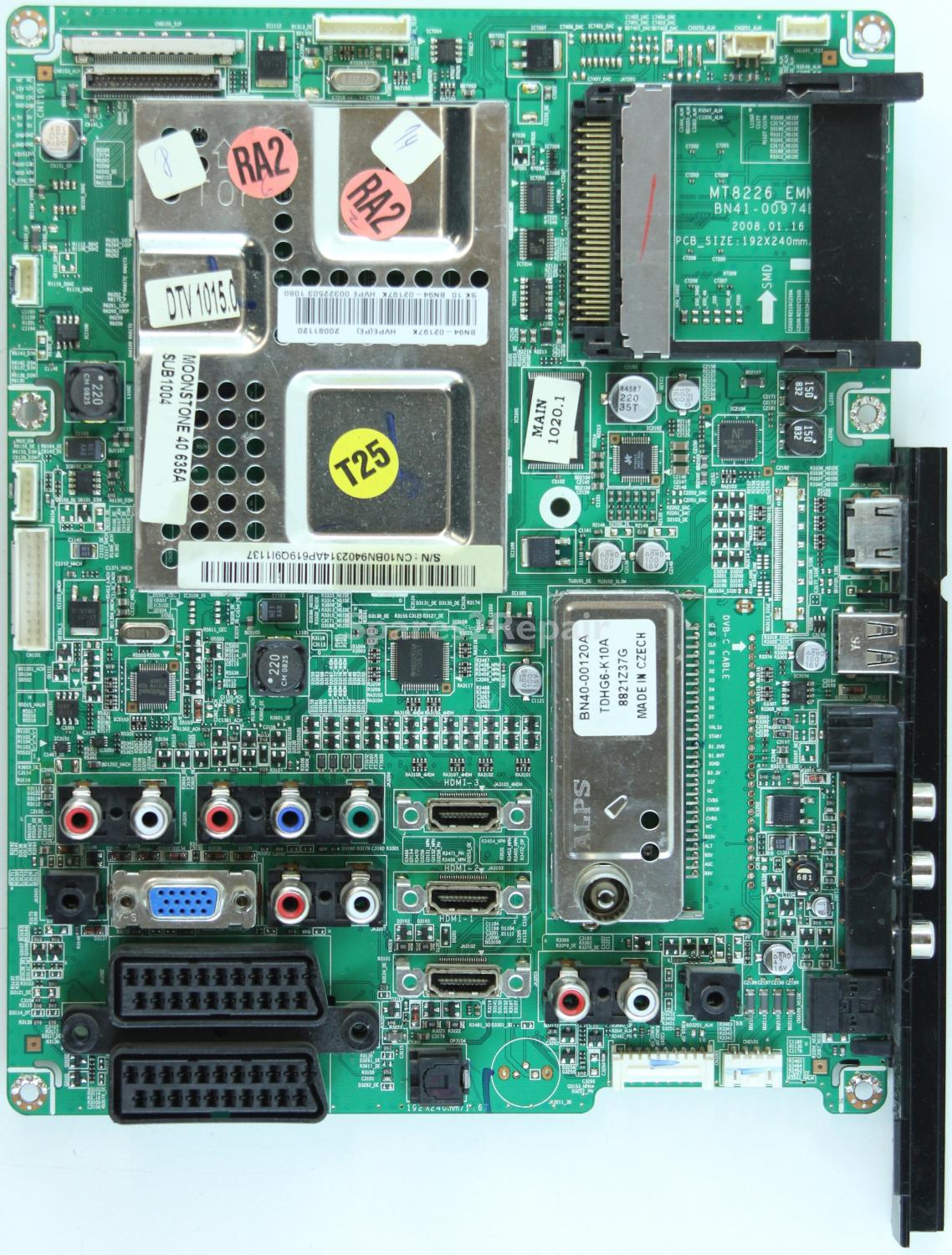 Samsung LE40A686M1F - Main AV - BN41-00974B - BN94-02314A - BN94-02197K - MT8226_EMMA