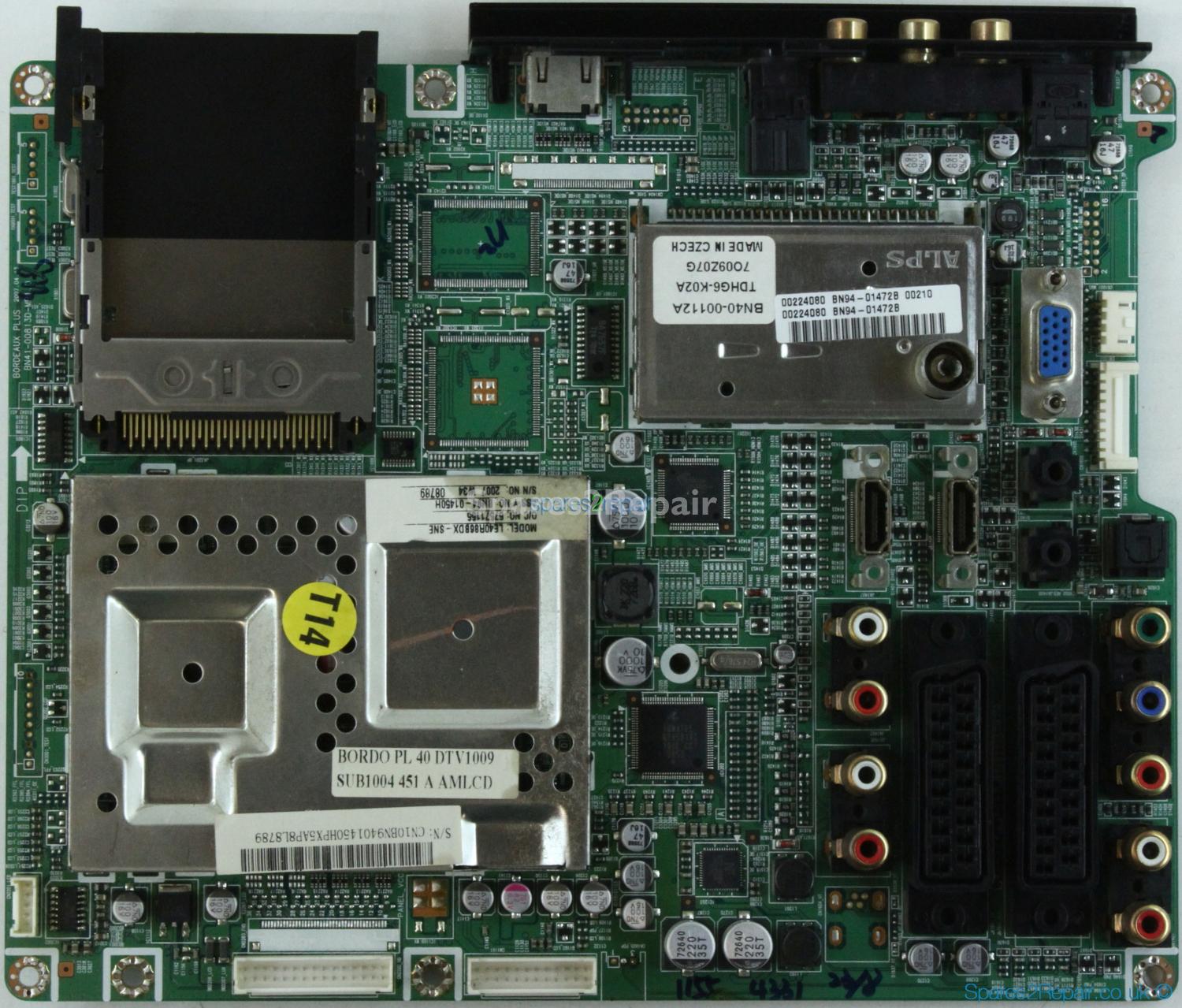 Samsung LE40R88BD - Main AV - BN94-01472B - BN94-01450H - BN41-00813D MP1.0