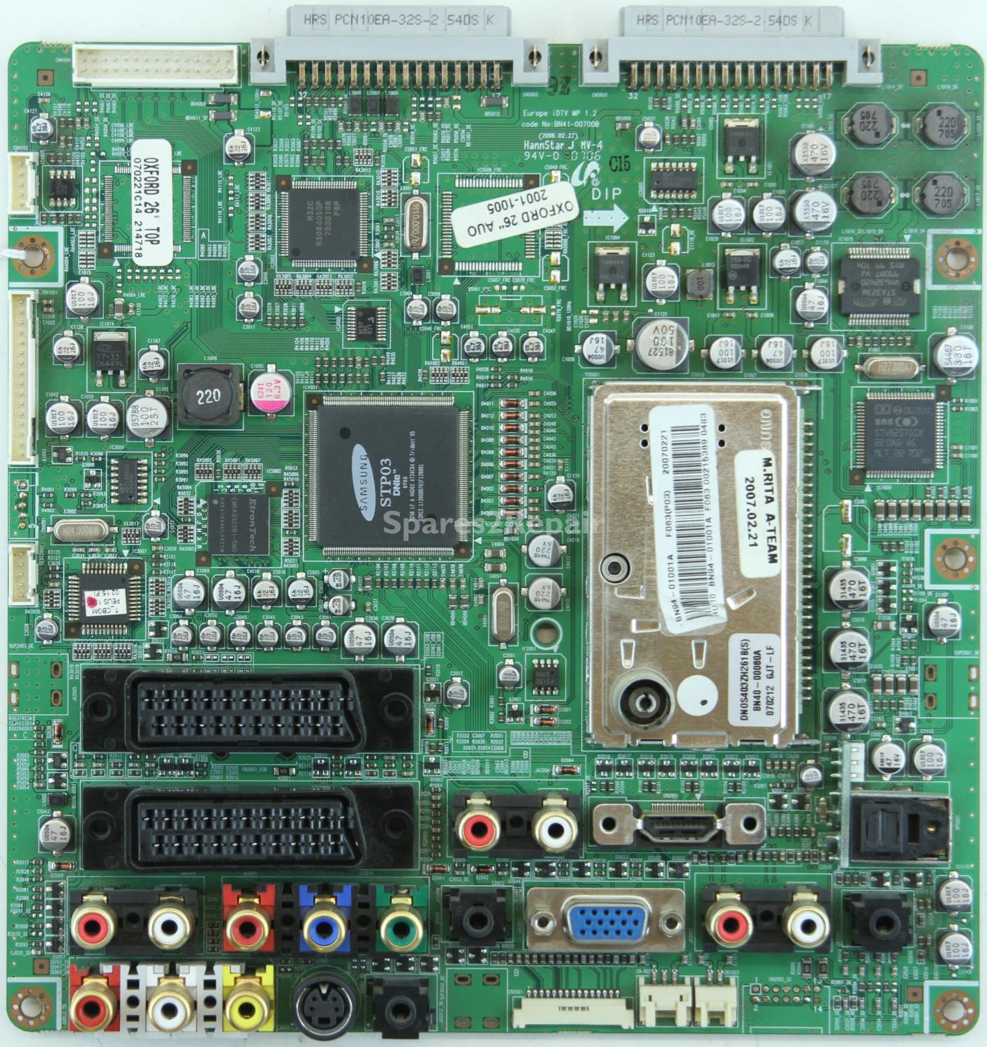 Samsung LE26R74BD - Main AV - BN41-00700B - Europe iDTV MP 1.2 - BN94-01001A