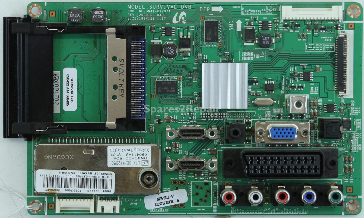 Samsung LE32B350F1W - Main AV - BN41-01207A - BN94-02779B - SURVIVAL_DVB