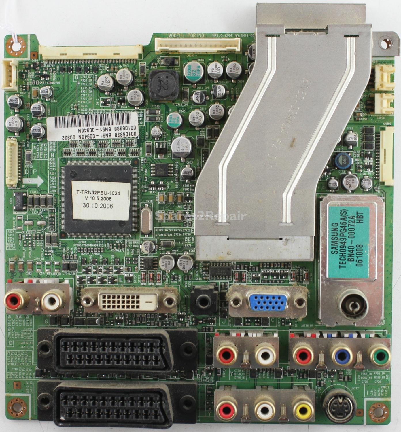 Samsung LE32T51BR - Main AV - TORINO MP1.0 BN41-00729A - BN91-00946N