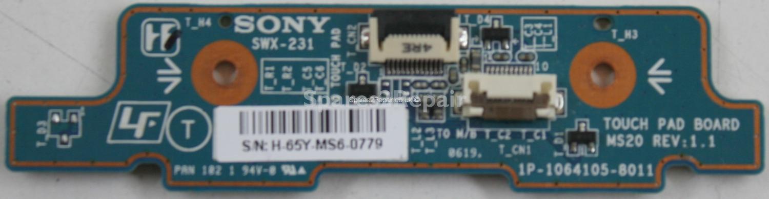 Sony Vaio PCG-8V1M - Touchpad Button Board - 1P-1064105-8011 - REV:1.1