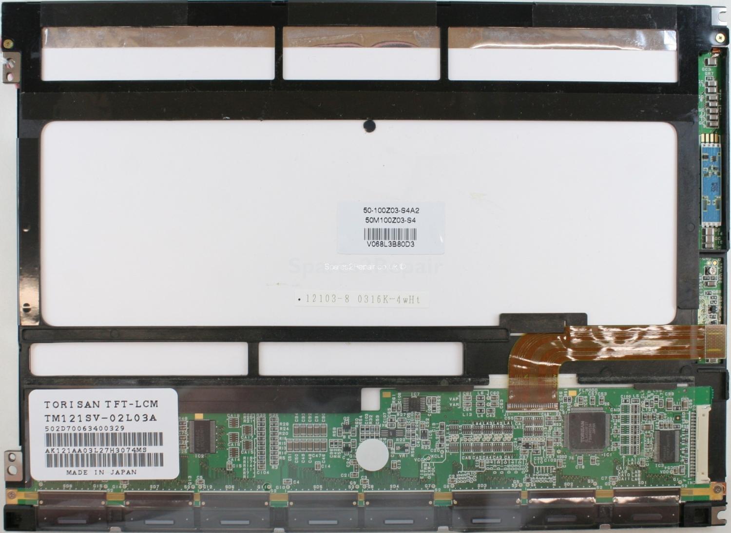 Torisan - 12.1 Inch - TM121SV-02L03A - SVGA (800x600)