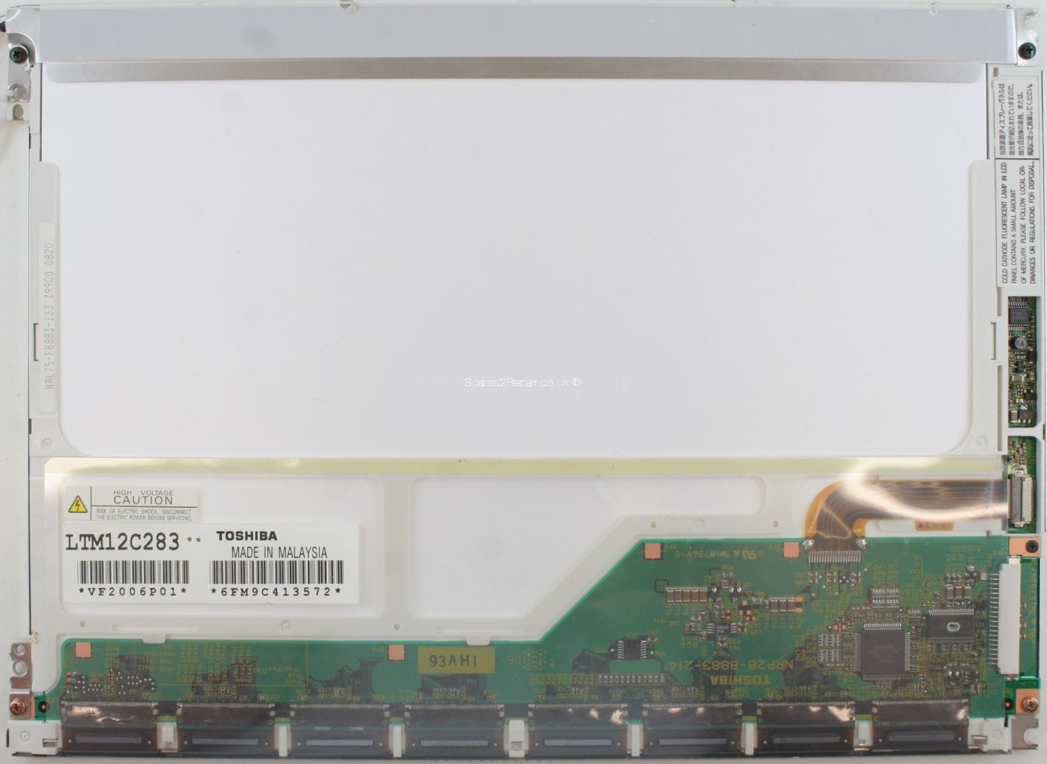 Toshiba - 12.1 Inch - LTM12C283 - SVGA (800x600)