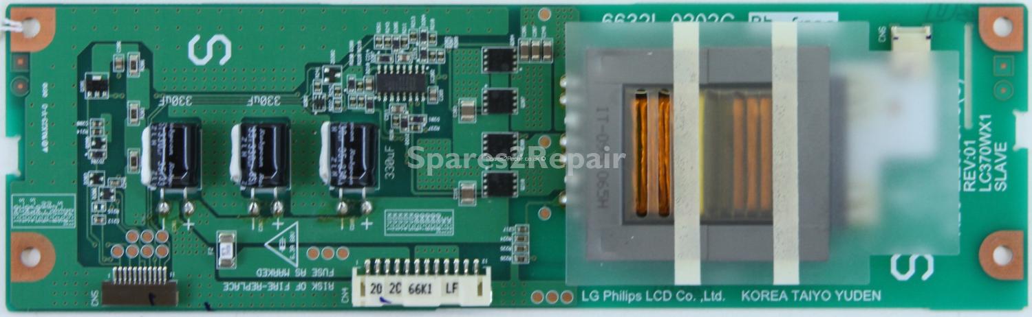 Toshiba 37WLT66S - Inverter - 6632L-0202C - KLS-EE37CI-S(S) REV.01 - LC370WX1 - SLAVE