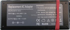 Unbranded - Charger - PA3467E-1AC3 - 19V 3.42A